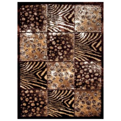 Alfombra Karian 8638 Marron hogarami