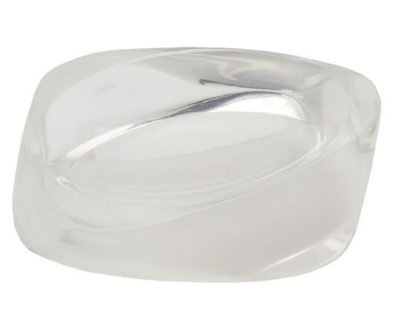 Jabonera Twist Blanco hogarami