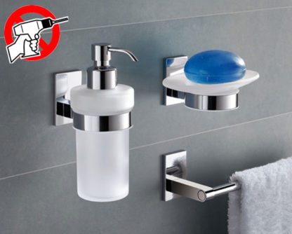 Accesorios de Baño Sin Taladros Maine hogarami