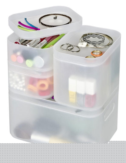 Organizador Ice Cube Blanco hogarami.