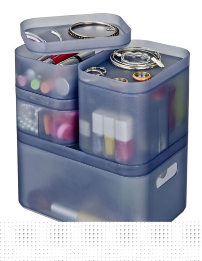 Organizador Ice Cube Gris hogarami.