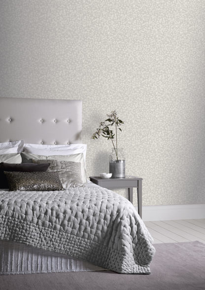 Papel Pintado Cocoon hogarami 902603 catkin silver roomset