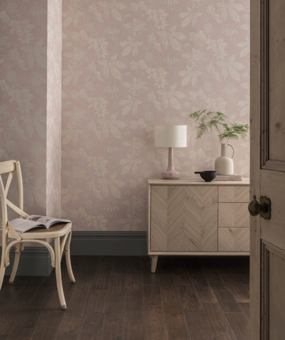 Papel Pintado Cocoon hogarami 902700 botanic blush roomset