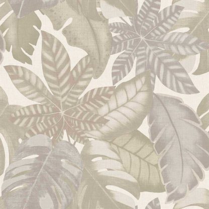 Papel Pintado Júpiter Otoño Blanco-Gris 1626410 en hogarami.es