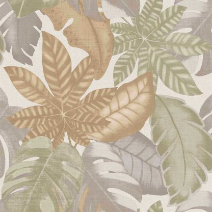 Papel Pintado Júpiter Otoño Blanco Gris 1626413 en hogarami.es